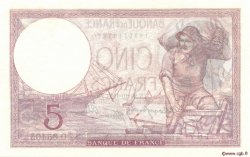 5 Francs FEMME CASQUÉE modifié FRANCIA  1939 F.04.13 SC