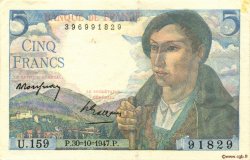 5 Francs BERGER FRANCIA  1947 F.05.07a SPL
