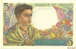 5 Francs BERGER FRANCE  1947 F.05.07a XF