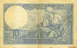 10 Francs MINERVE FRANCIA  1931 F.06.15 BC+
