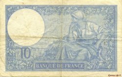 10 Francs MINERVE modifié FRANCE  1940 F.07.18 VF