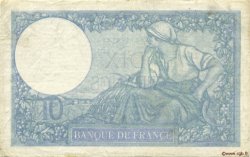 10 Francs MINERVE modifié FRANCIA  1940 F.07.21 MBC