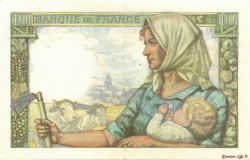 10 Francs MINEUR FRANKREICH  1942 F.08.04 VZ