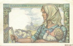 10 Francs MINEUR FRANKREICH  1944 F.08.11 VZ+