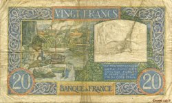 20 Francs TRAVAIL ET SCIENCE FRANKREICH  1941 F.12.12 fS