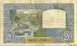 20 Francs TRAVAIL ET SCIENCE FRANCE  1941 F.12.13 F