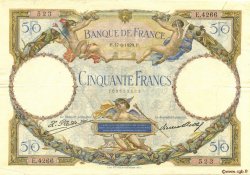50 Francs LUC OLIVIER MERSON FRANKREICH  1929 F.15.03 fSS