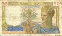 50 Francs CÉRÈS FRANKREICH  1936 F.17.30 fS