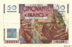 50 Francs LE VERRIER FRANCIA  1949 F.20.12 SPL