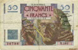 50 Francs LE VERRIER FRANCE  1950 F.20.16 TB