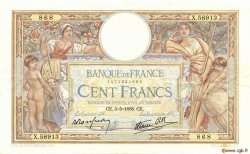 100 Francs LUC OLIVIER MERSON type modifié FRANCIA  1938 F.25.17 EBC