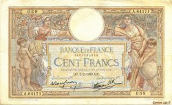 100 Francs LUC OLIVIER MERSON type modifié FRANCIA  1939 F.25.41 BB