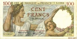 100 Francs SULLY FRANCE  1940 F.26.31 VF+