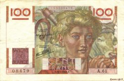 100 Francs JEUNE PAYSAN FRANCIA  1946 F.28.05 MBC