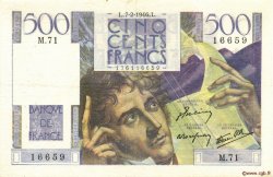 500 Francs CHATEAUBRIAND FRANKREICH  1946 F.34.04 SS