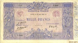 1000 Francs BLEU ET ROSE FRANCIA  1926 F.36.42 q.BB