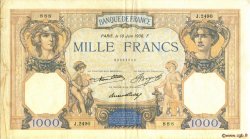 1000 Francs CÉRÈS ET MERCURE FRANCIA  1936 F.37.09 MBC
