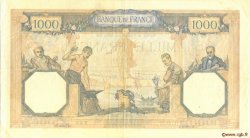 1000 Francs CÉRÈS ET MERCURE type modifié FRANCIA  1939 F.38.40 MBC+