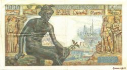 1000 Francs DÉESSE DÉMÉTER FRANCE  1942 F.40.03 VF+