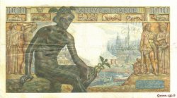 1000 Francs DÉESSE DÉMÉTER FRANCIA  1942 F.40.05 MBC