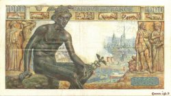 1000 Francs DÉESSE DÉMÉTER FRANKREICH  1942 F.40.10 SS