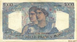 1000 Francs MINERVE ET HERCULE FRANCIA  1946 F.41.17 q.BB