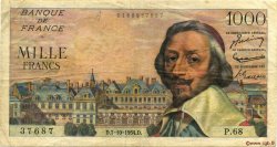 1000 Francs RICHELIEU FRANCE  1954 F.42.08 F