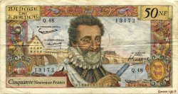 50 Nouveaux Francs HENRI IV FRANCIA  1960 F.58.05 BC+