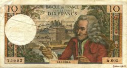 10 Francs VOLTAIRE FRANCIA  1970 F.62.45 MB