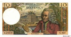 10 Francs VOLTAIRE FRANCE  1972 F.62.58 XF