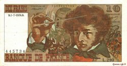 10 Francs BERLIOZ FRANCE  1976 F.63.19 VF+