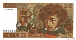 10 Francs BERLIOZ FRANCIA  1976 F.63.20 EBC