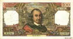 100 Francs CORNEILLE FRANCIA  1977 F.65.60 BC+