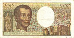 200 Francs MONTESQUIEU FRANCIA  1992 F.70.12a MBC