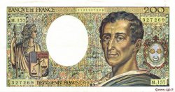 200 Francs MONTESQUIEU Modifié FRANCIA  1994 F.70/2.01 q.SPL