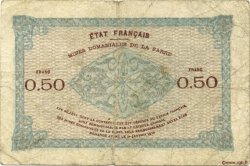 50 Centimes MINES DOMANIALES DE LA SARRE FRANCIA  1920 VF.50.02 MB