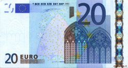 20 Euro EUROPA  2002 €.120.11 VF+