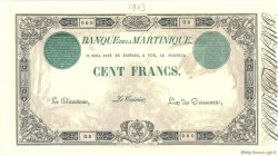 100 Francs Épreuve MARTINIQUE  1903 P.08s ST