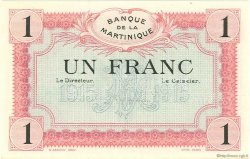 1 Franc Spécimen MARTINIQUE  1915 P.10s UNC