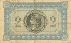 2 Francs MARTINIQUE  1915 P.11 F+