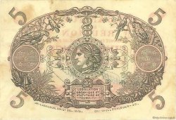 5 Francs Cabasson rouge ISOLA RIUNIONE  1938 P.14 BB