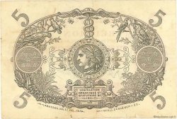 5 Francs Cabasson rouge ISOLA RIUNIONE  1944 P.14 BB