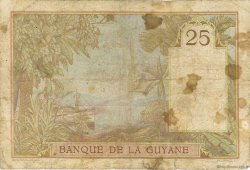 25 Francs FRENCH GUIANA  1945 P.07 G