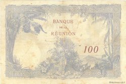 100 Francs REUNION ISLAND  1937 P.24 F - VF