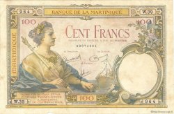 100 Francs MARTINIQUE  1945 P.13 BC