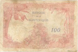 100 Francs MARTINIQUE  1945 P.13 q.MB