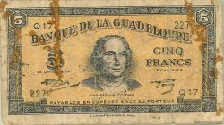 5 Francs GUADELOUPE  1945 P.21 P