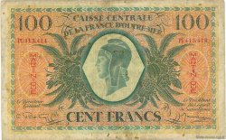 100 Francs MARTINIQUE  1944 P.25 VG