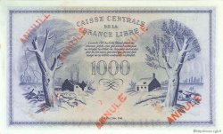 1000 Francs Phénix Annulé MARTINIQUE  1944 P.22b SC