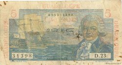 5 Francs Bougainville GUADELOUPE  1946 P.31 SGE